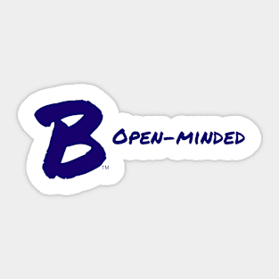 B Open-Minded Sticker